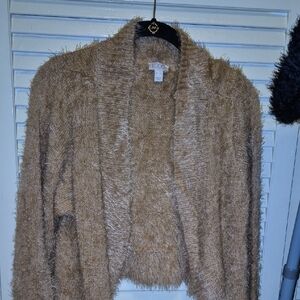 LOGO Women's Cozy Tan Cardigan